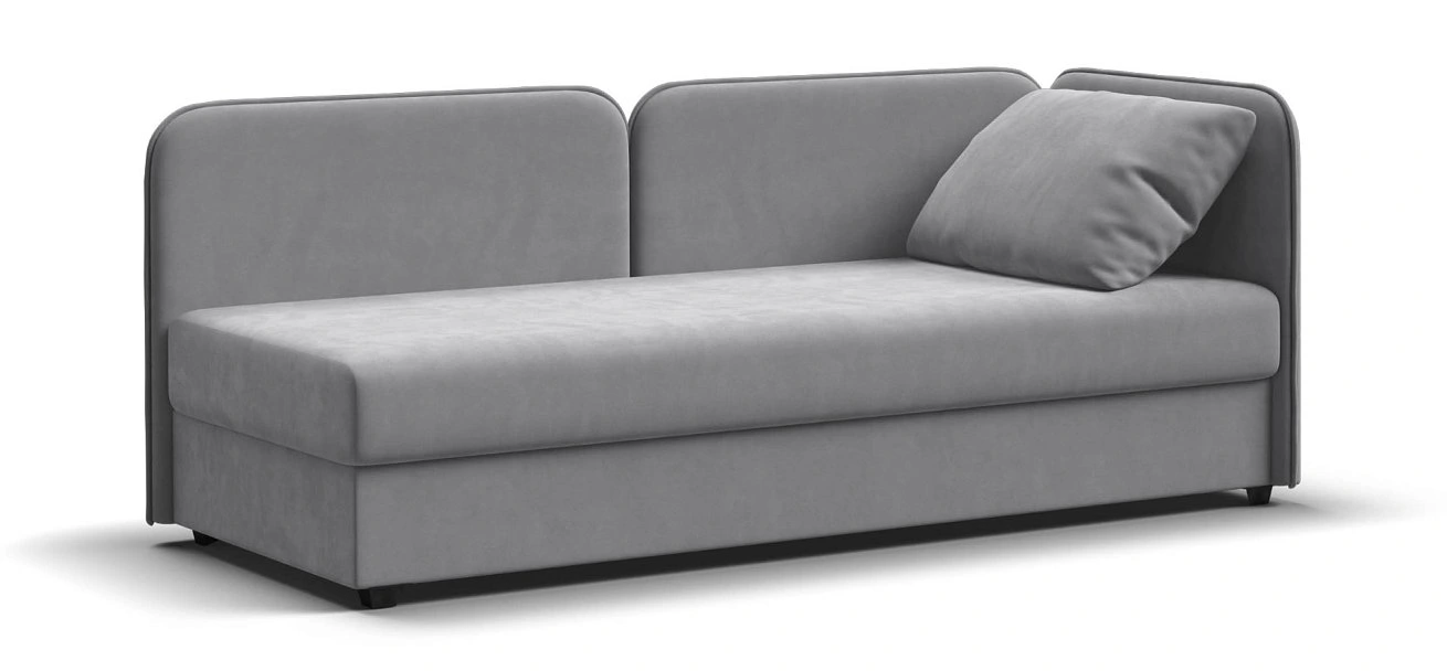 Тахта Ирис велюр Монолит сталь