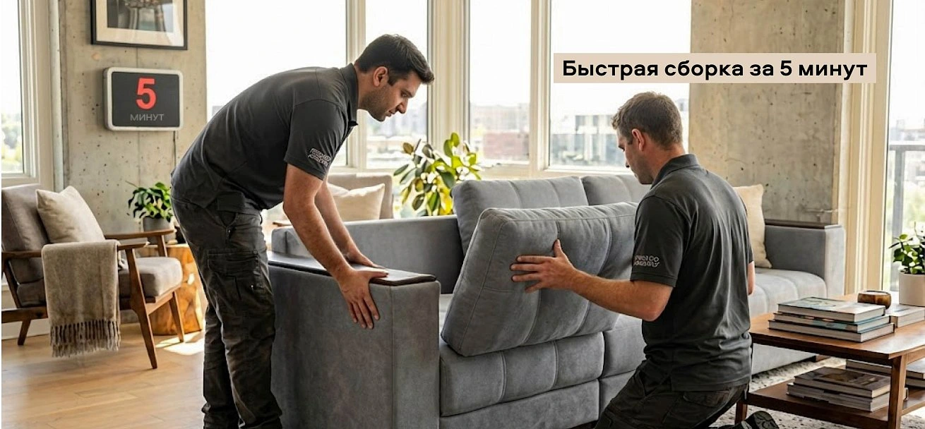 Угловой диван Босс Классик велюр Монолит синий