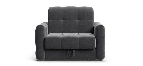 Босс Слип кресло-кровать велюр Монолит серый 1