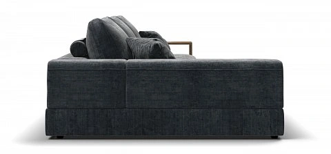 Угловой диван-кровать Босс Модуль ХЛ Шенилл Глосс карбон 3