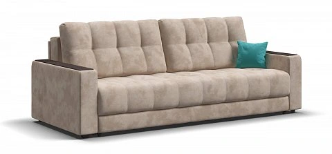 Диван Босс велюр Алькантара пепел