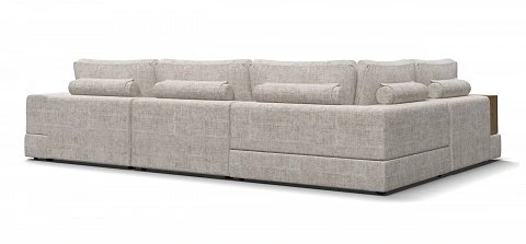 П-образный диван-кровать Босс Модуль Шенилл Смарт кварц 3