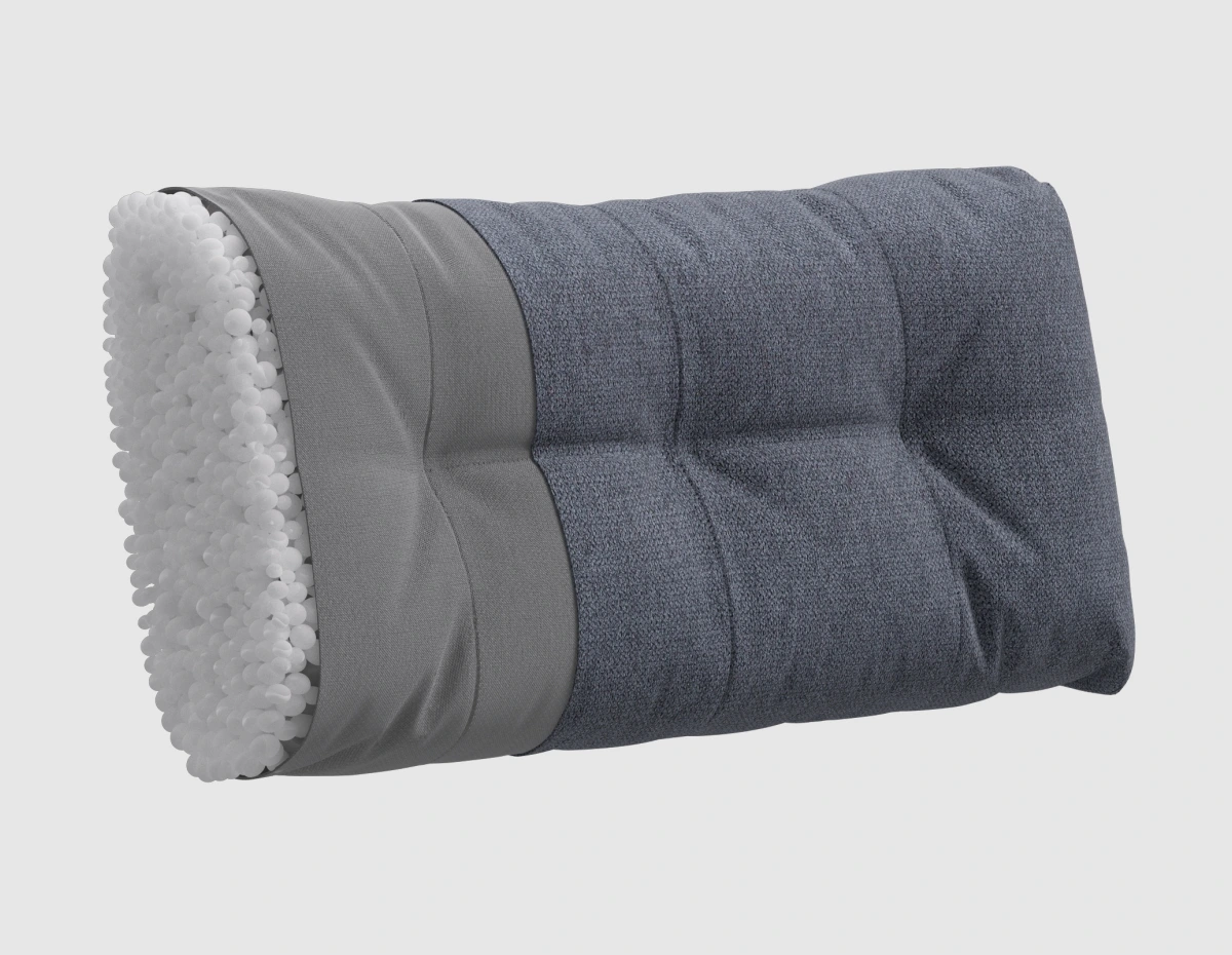 Приспинные подушки выполнены из холлофайбера и дробленой пены обеспечат комфортную посадку.