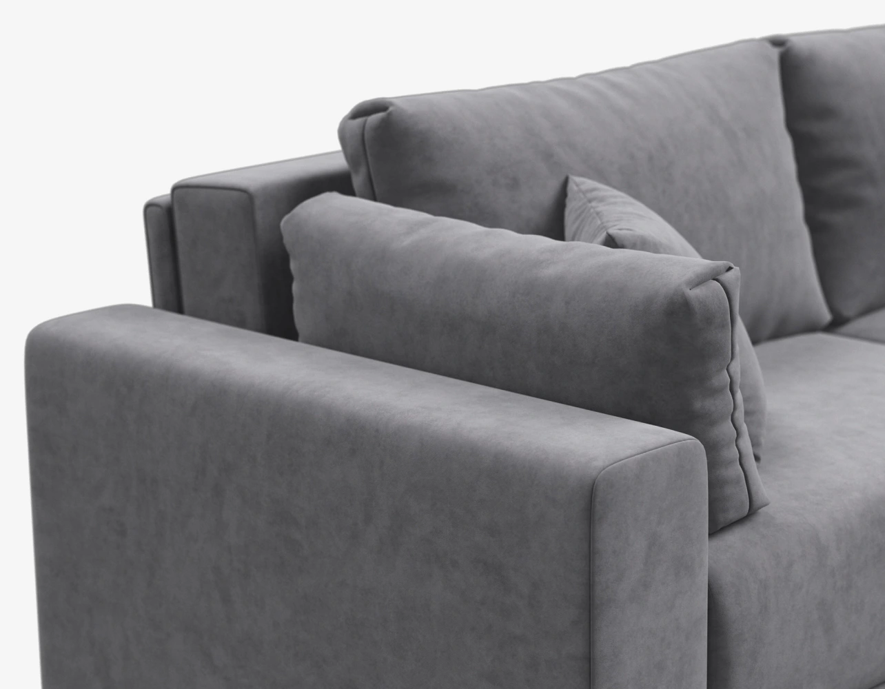 Широкие мягкие подлокотники - комфорт во время отдыха