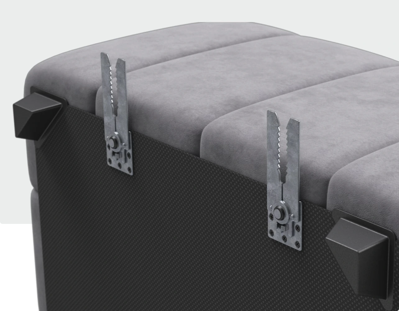 Быстрая сборка - соединение модулей на фиксаторы(крокодилы)