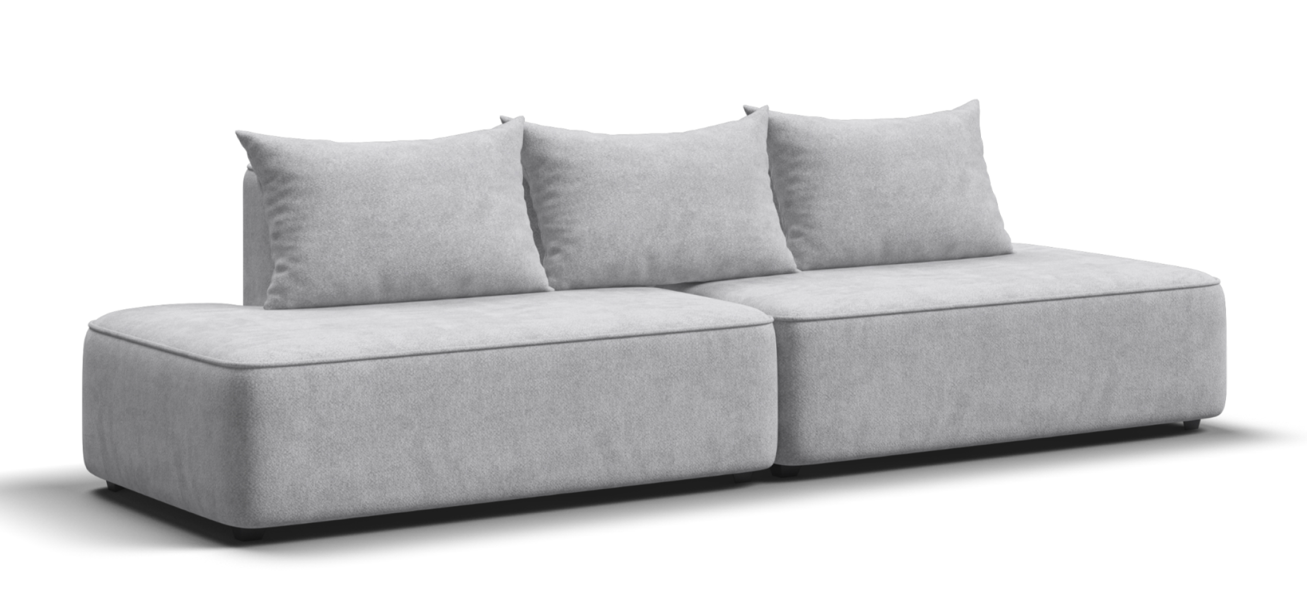 

Диван Кинг Твин Шенилл Клауд серый, Грей