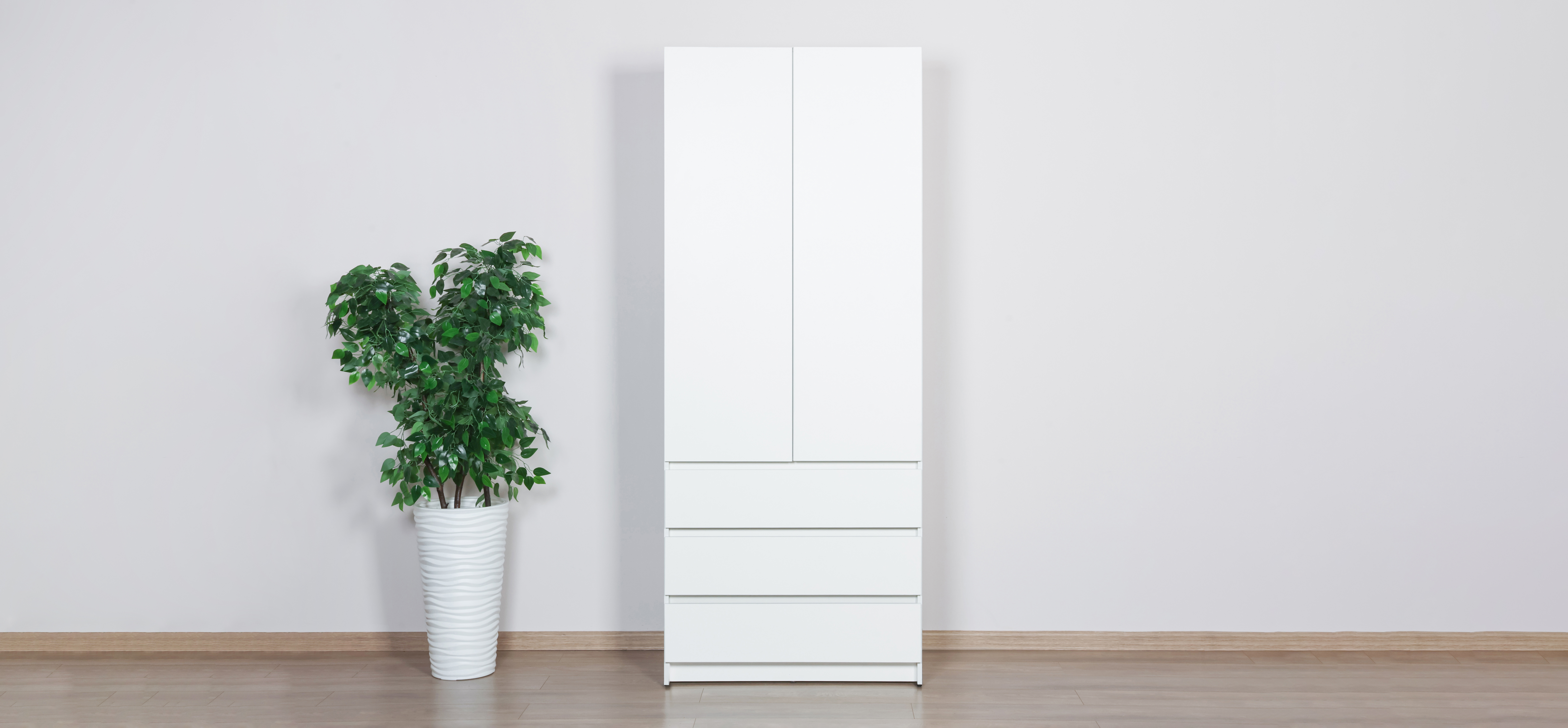 Идея 90 шкаф распашной 2Д+ящики Кашемир