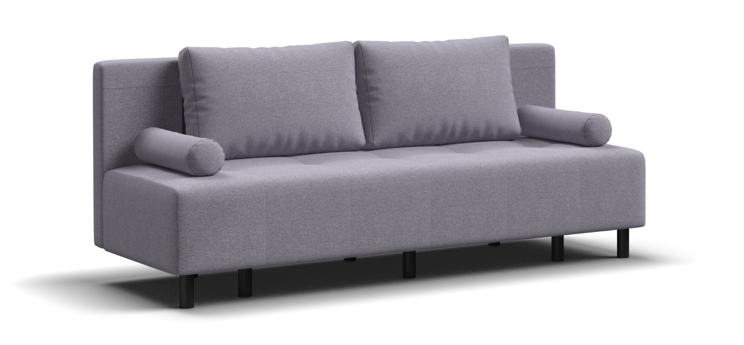 Диван Бостон Мини Рогожка Мальмо платина 18999₽