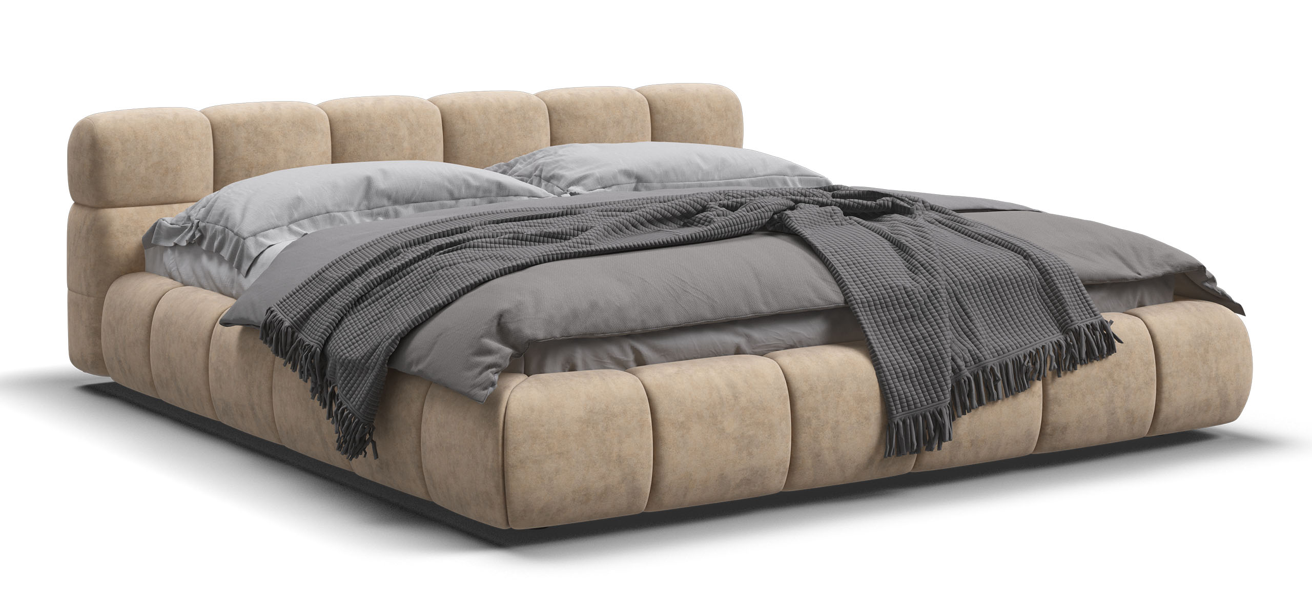 Босс Дрим КроватьПМ 180200 велюр Роял шампань 58600₽