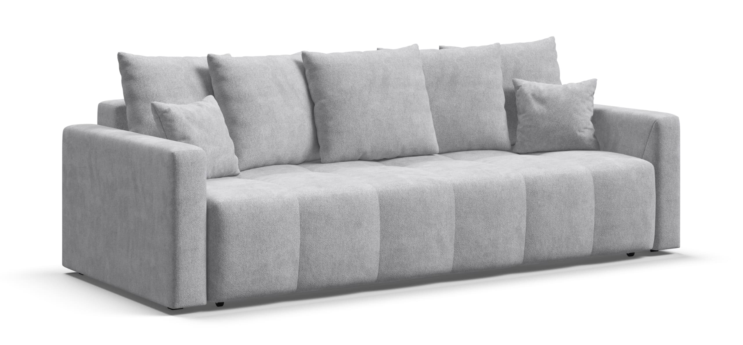 Диван Босс Тренд Шенилл Клауд серый 59700₽