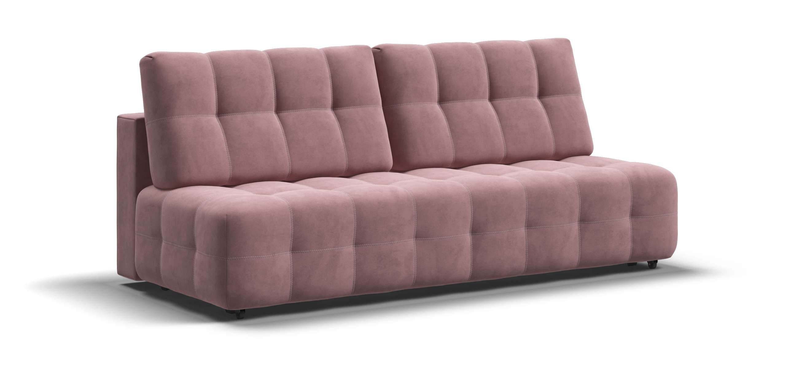 Диван Босс Мини велюр Монолит розовый 37700₽