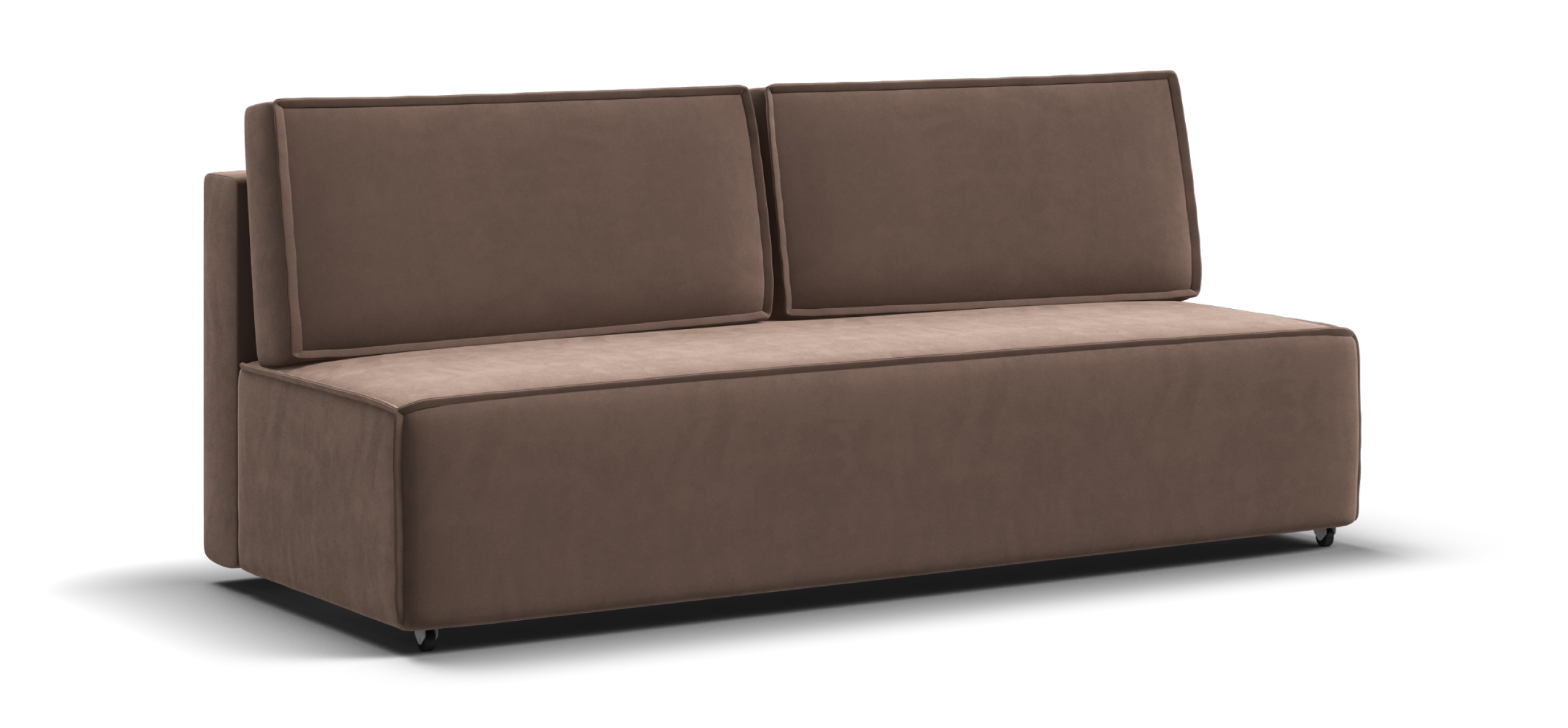 

Диван Норд мини велюр Монолит мокко