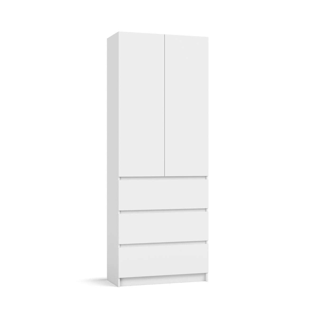 

Идея 80 шкаф распашной 2Д+ящики Белый