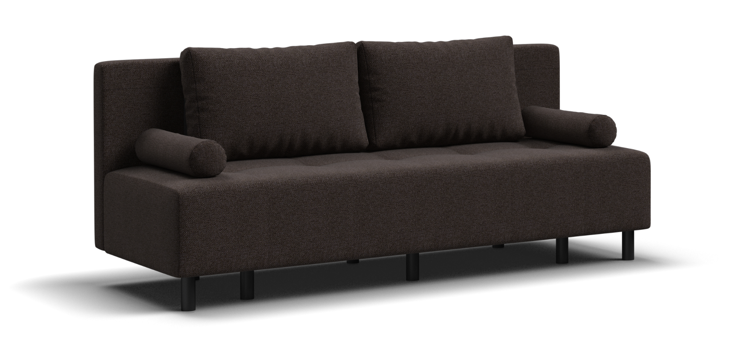 Диван Бостон Мини Рогожка Мальмо шоколад 18999₽