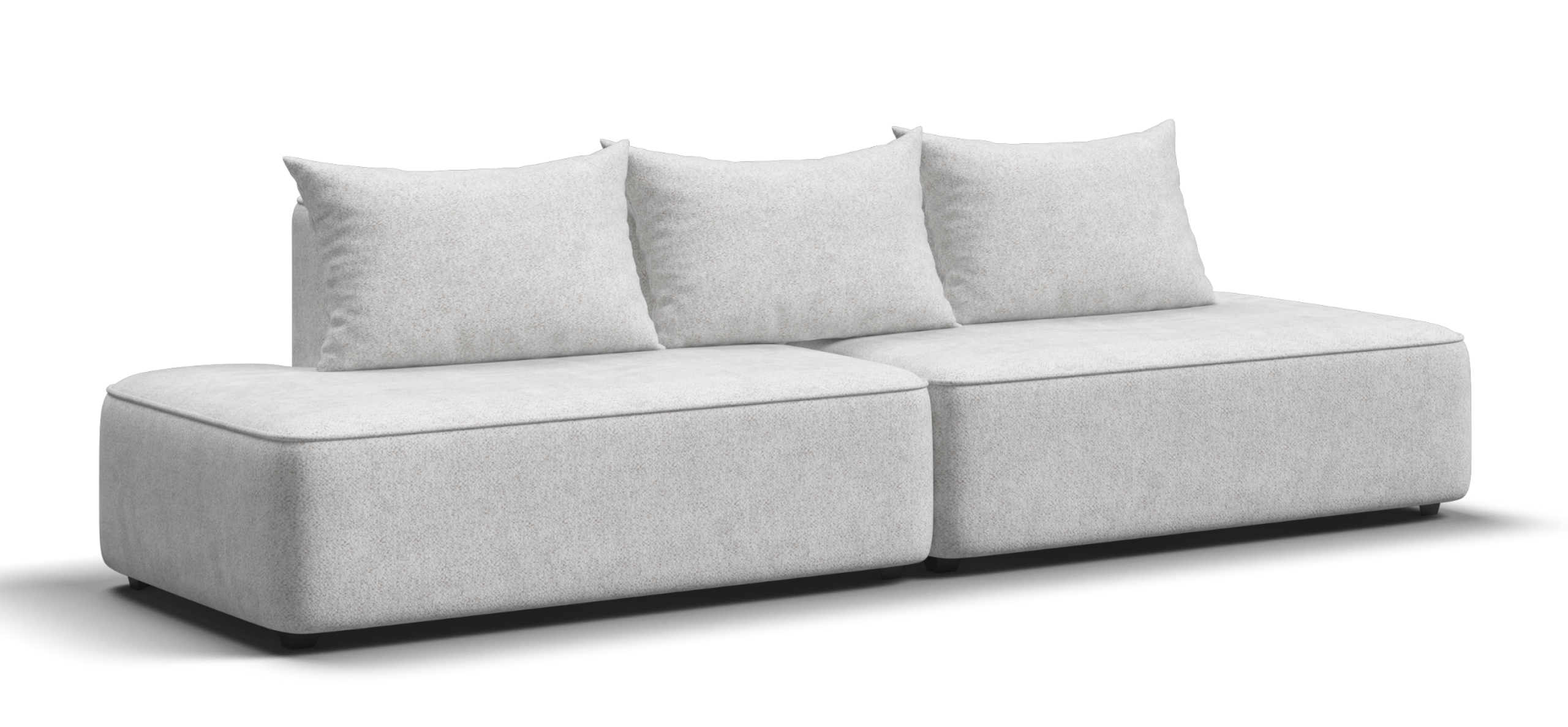 Диван Кинг Твин Шенилл Клауд крем