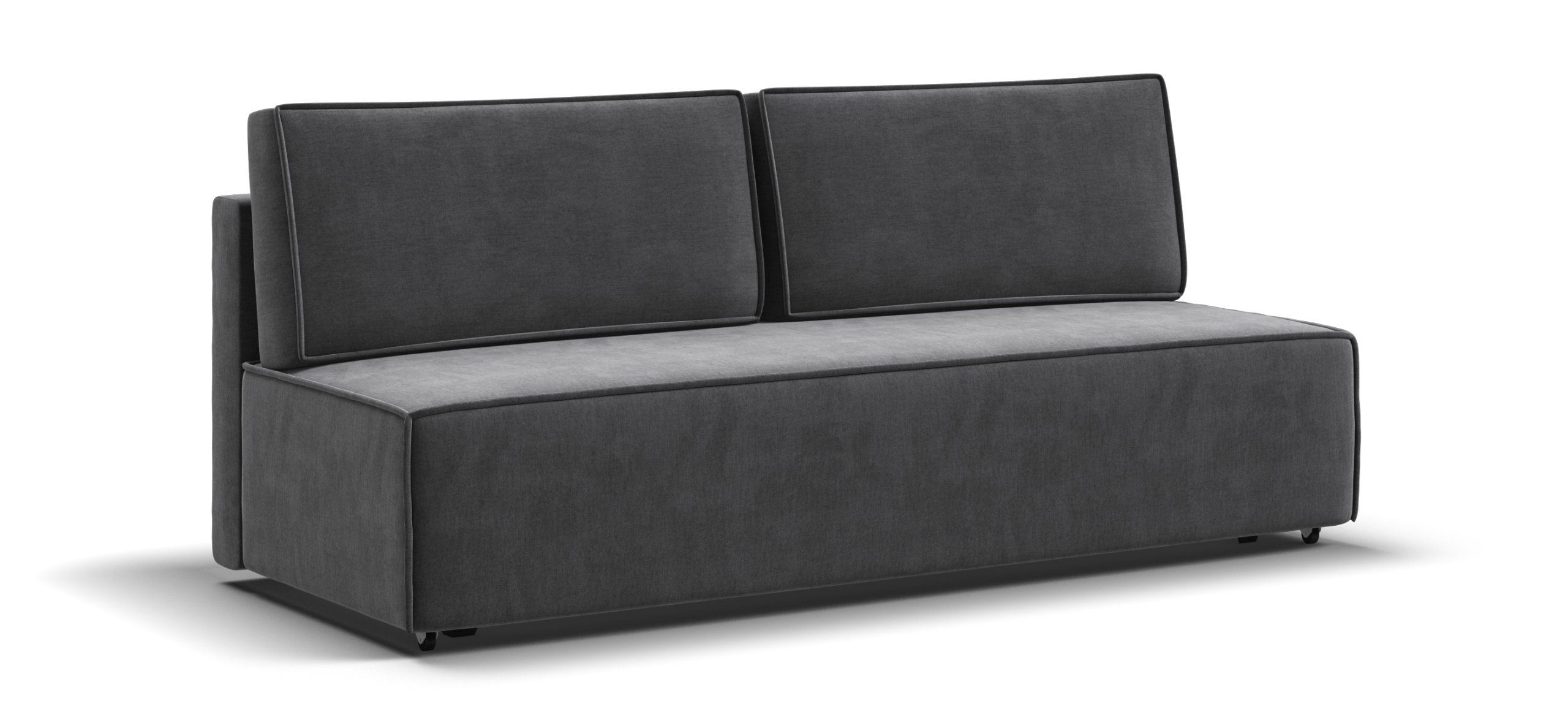 

Диван Норд мини велюр Монолит серый