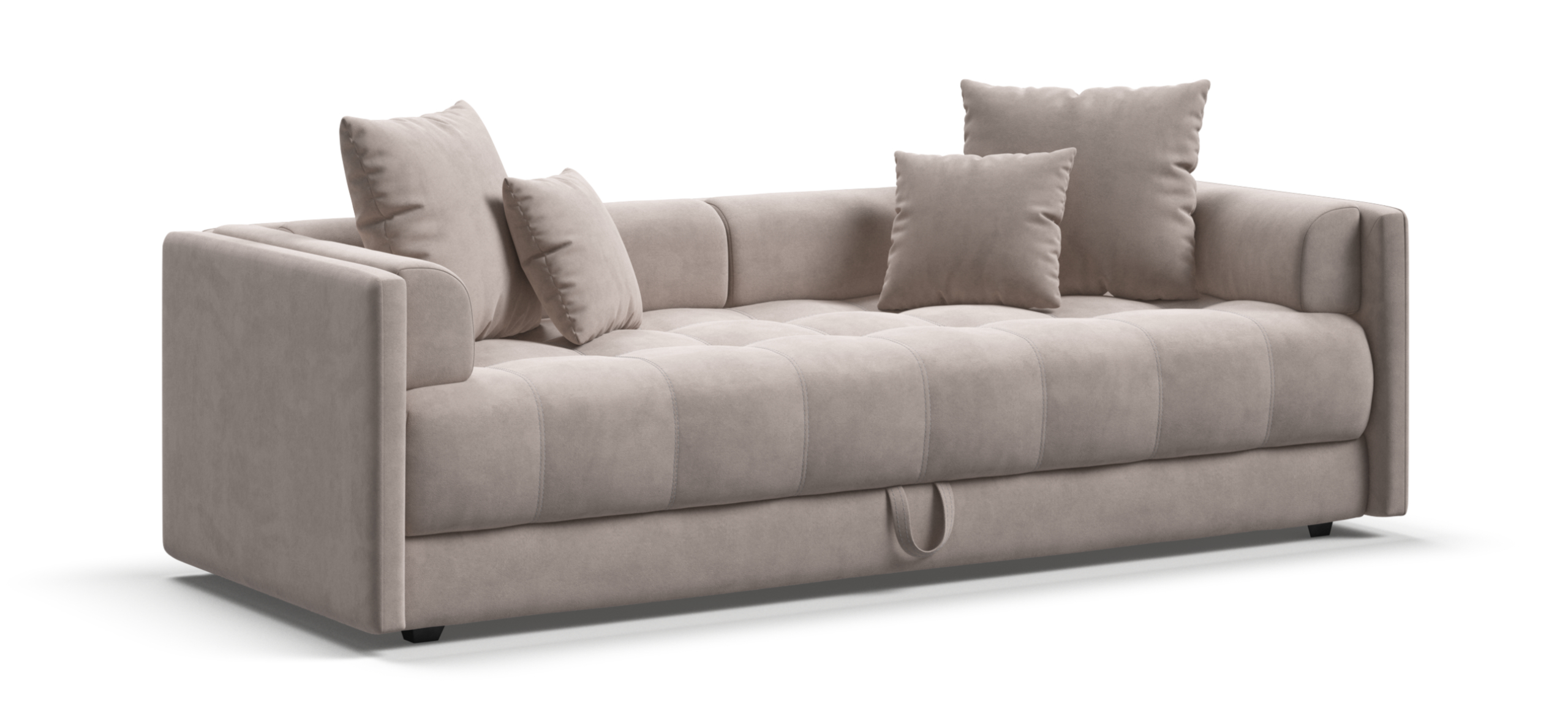 Тахта Босс велюр Монолит латте 35700₽