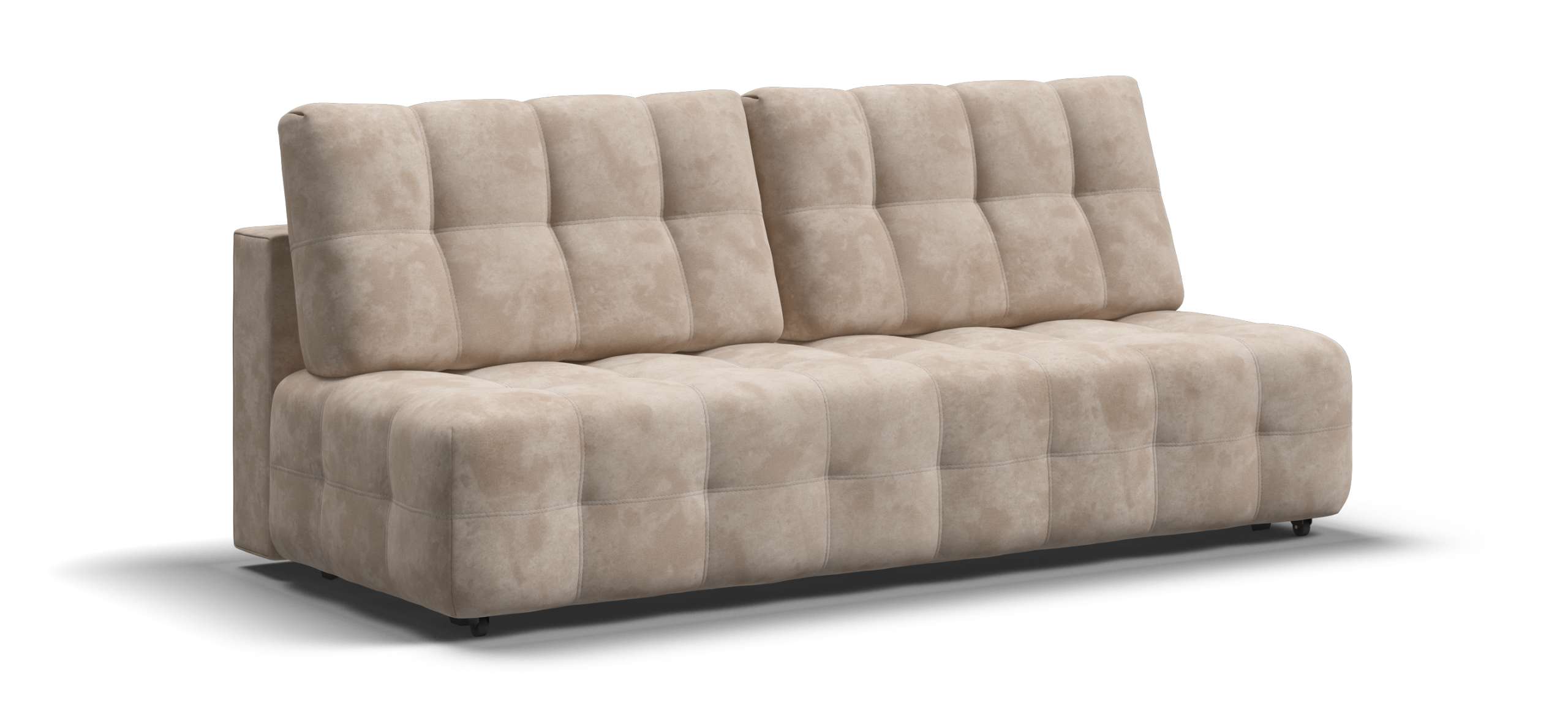 Диван Босс Мини велюр Алькантара пепел 37700₽