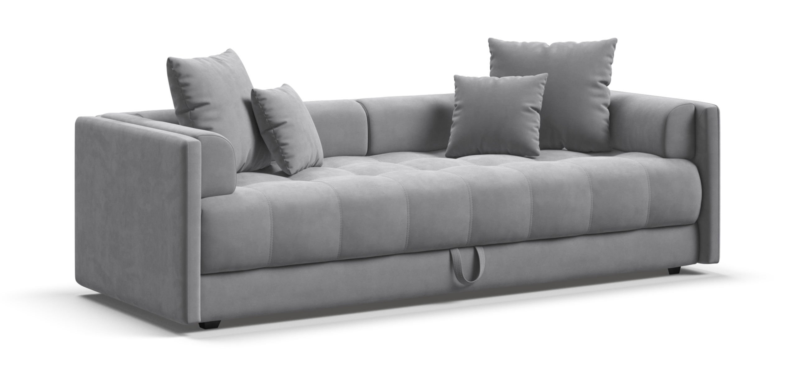 

Тахта Босс велюр Монолит сталь