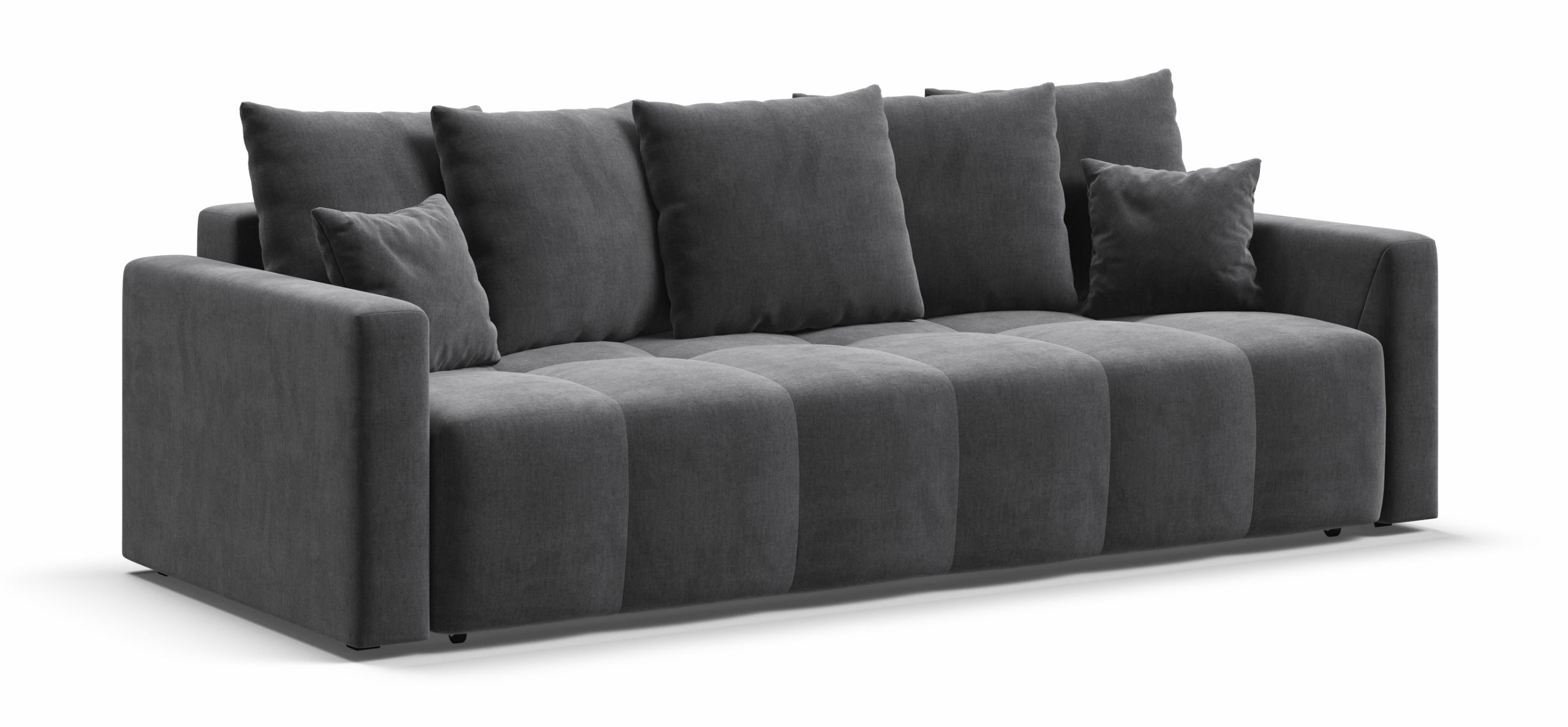 Диван Босс Тренд велюр Монолит серый 48400₽