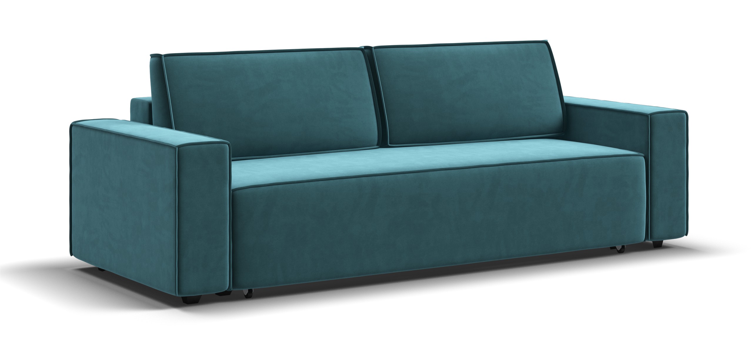 

Диван Норд велюр Монолит зеленый, Зелёный