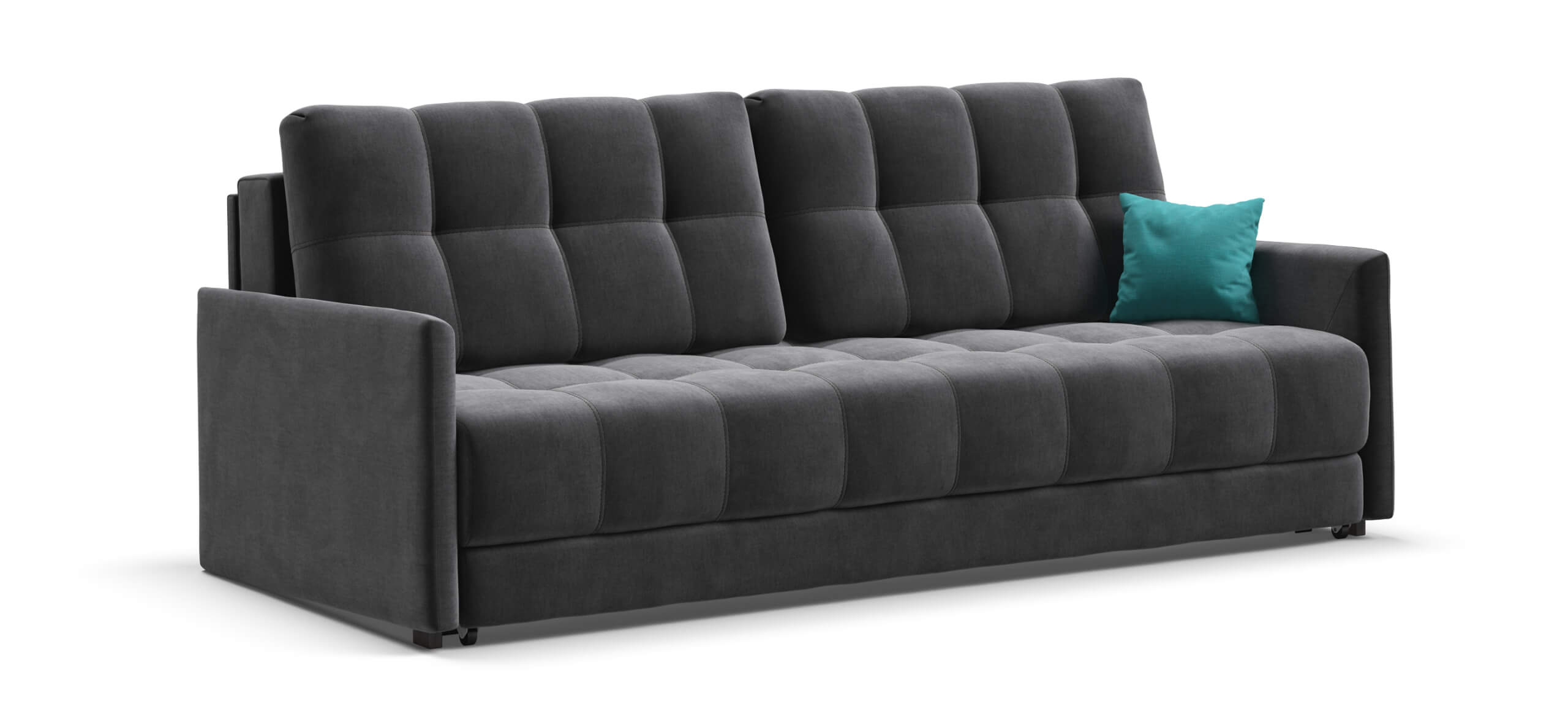 

Диван Босс Лофт велюр Монолит серый