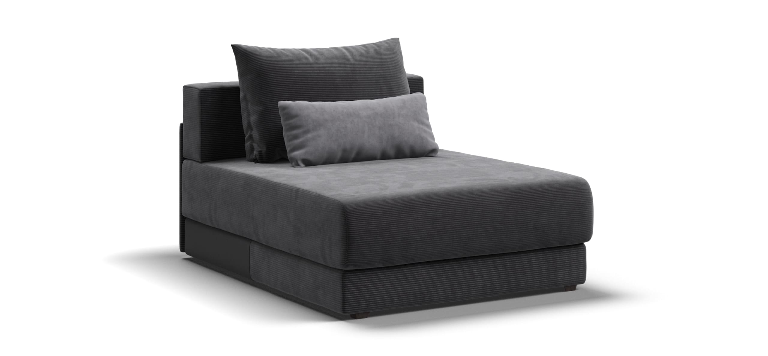 Ричмонд Модуль оттоманка Вельвет Корд графит 24999₽