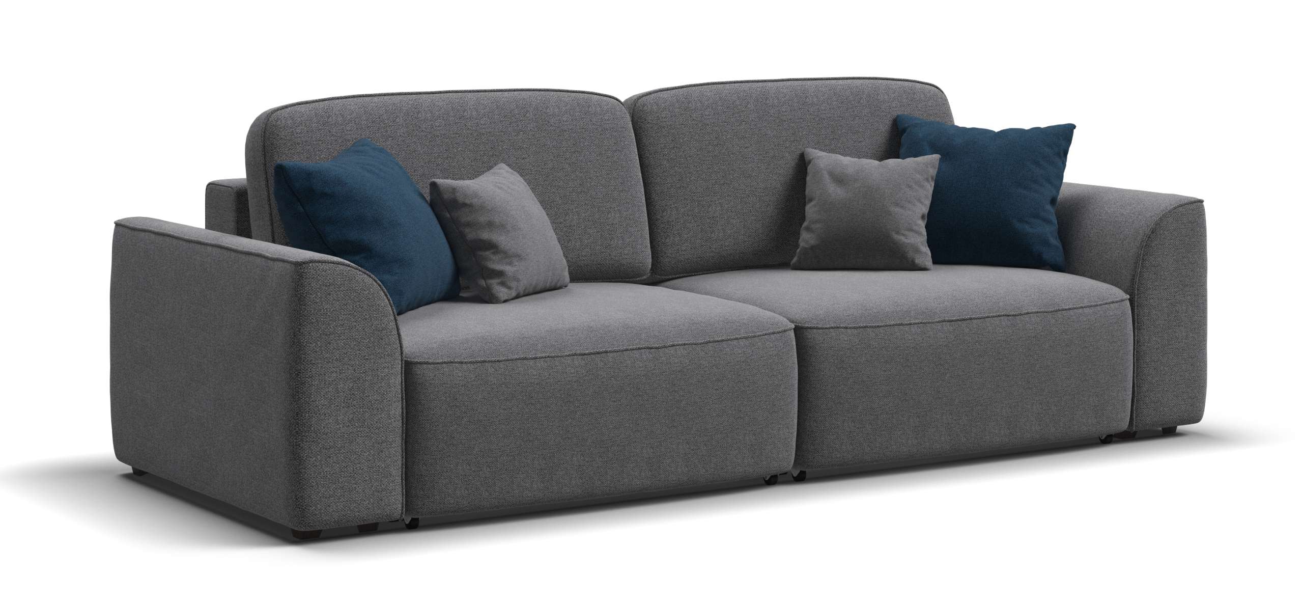 

Диван Кинг Рогожка Мальмо серый