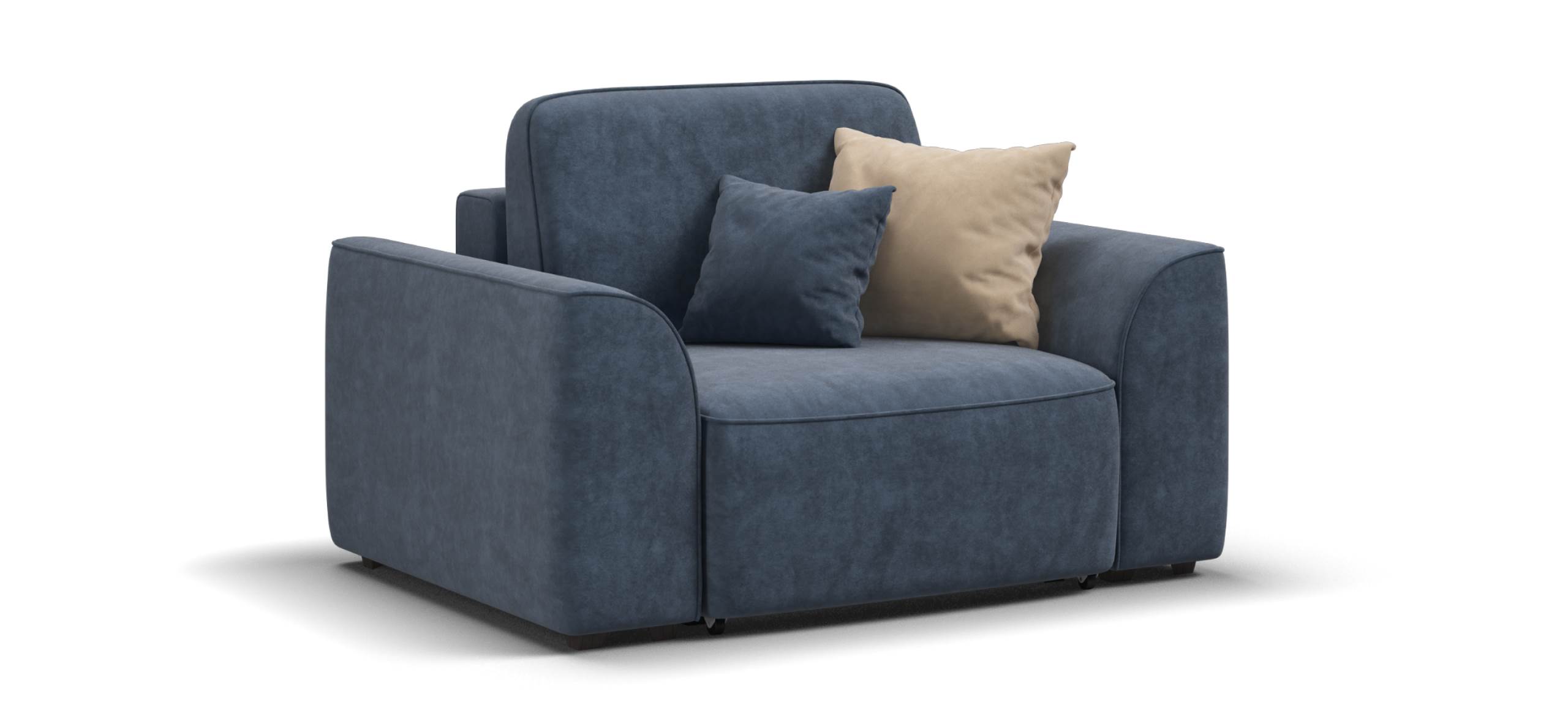 Кресло Кинг Модуль Велюр Роял синий 40300₽