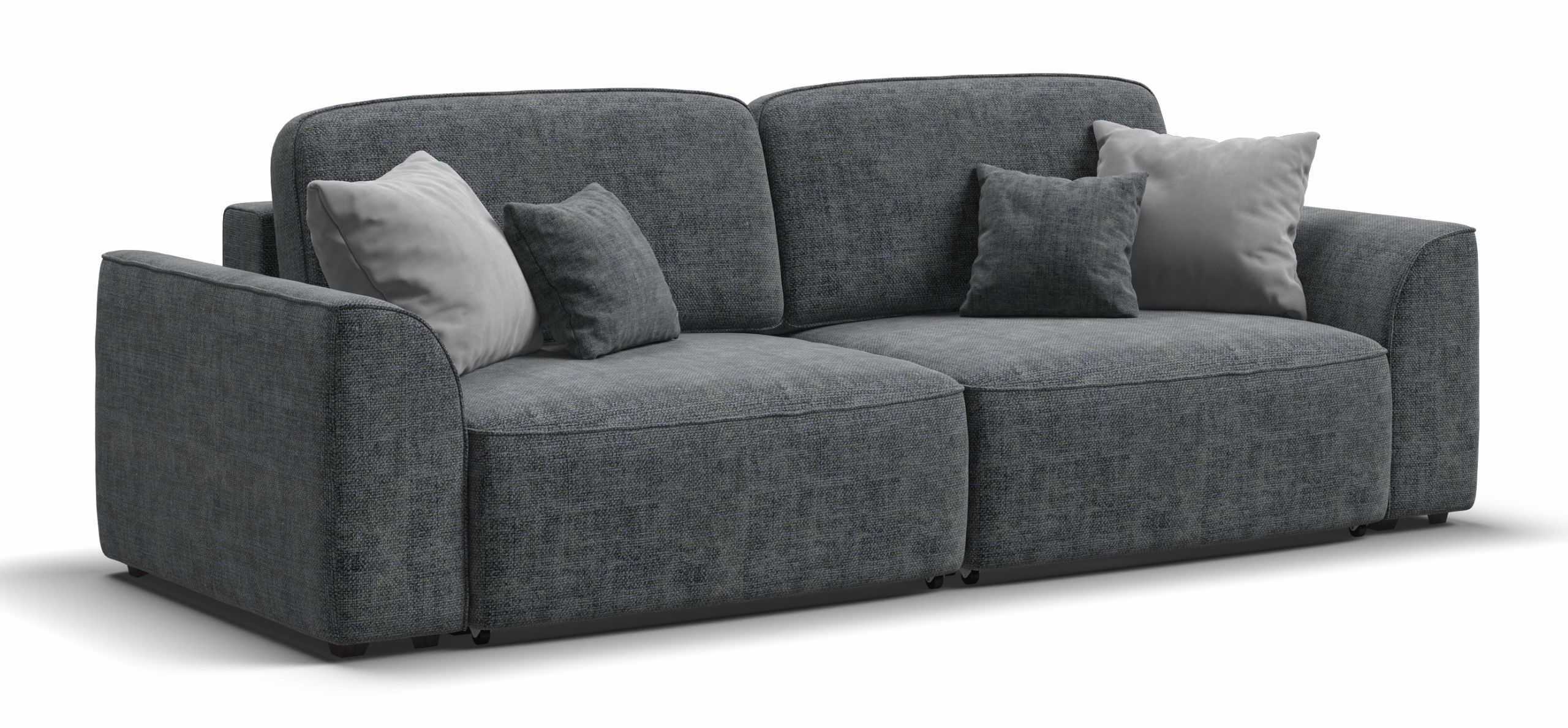 Диван Кинг Шенилл Смарт серый 62600₽