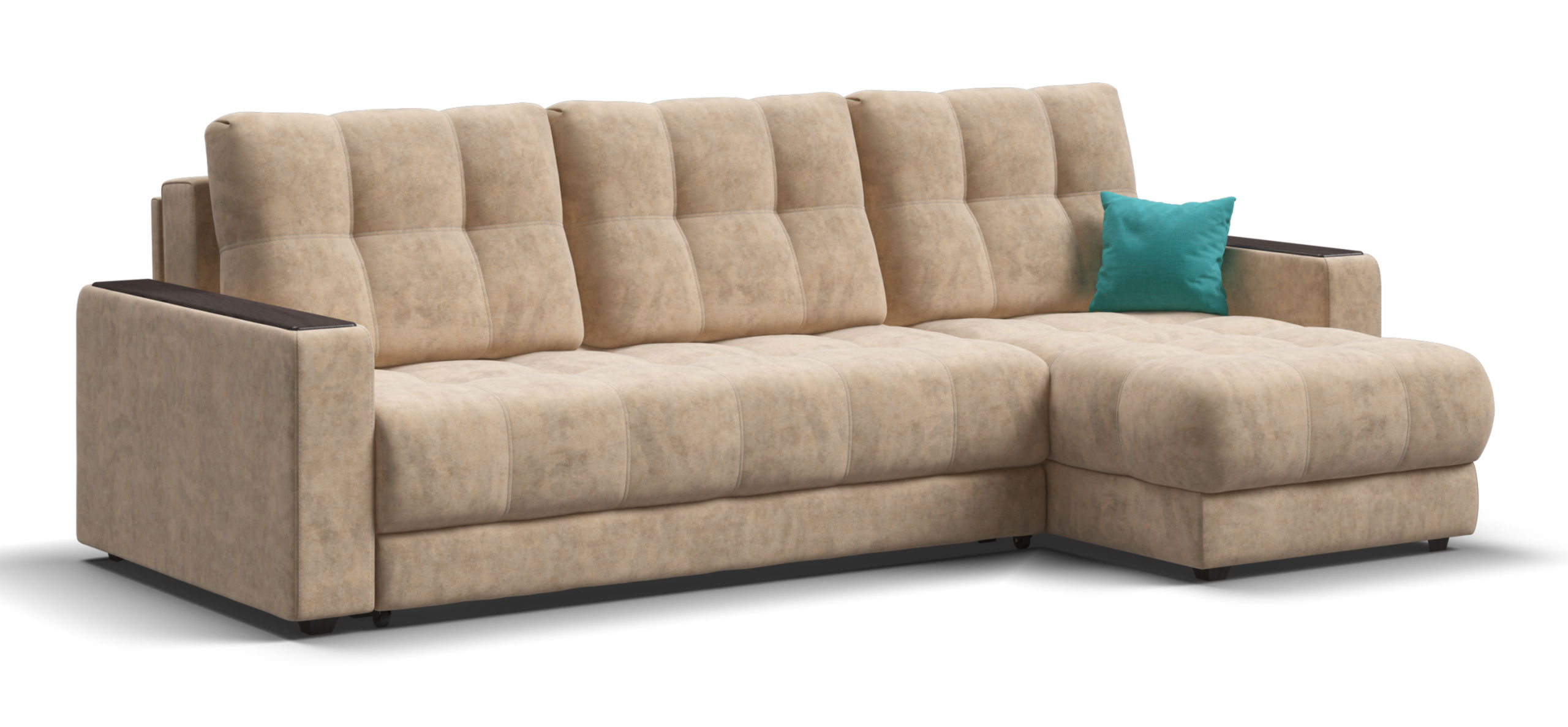 Угловой диван Босс Классик велюр Роял шампань 69700₽