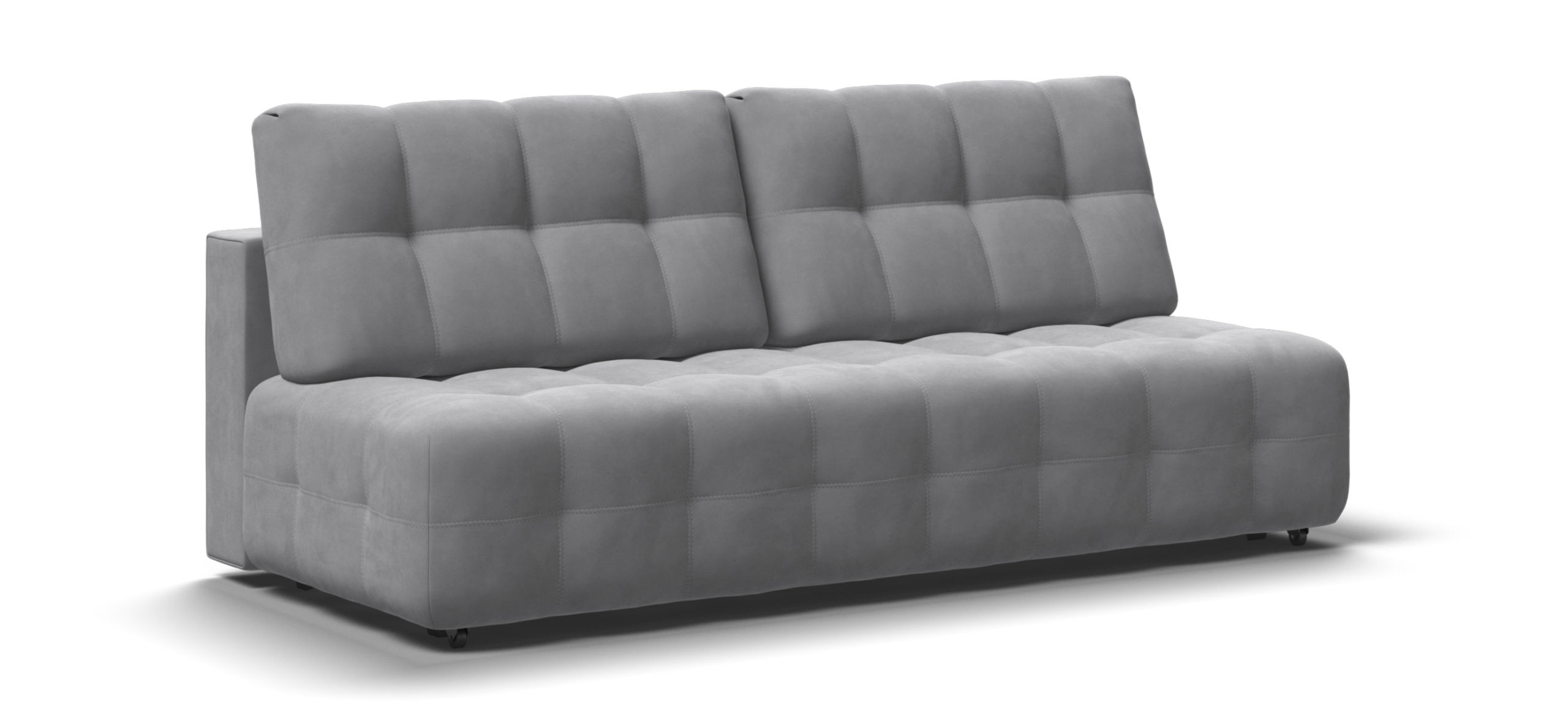 Диван Босс Мини велюр Монолит сталь 37700₽