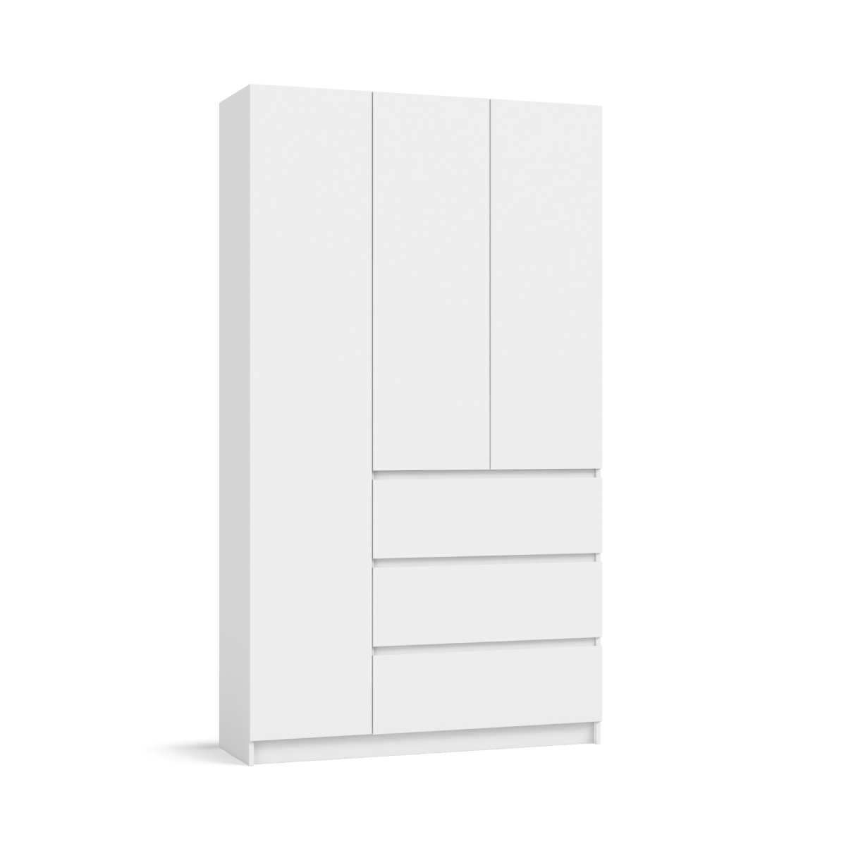 

Идея 120 шкаф распашной 3Д+ящики Белый