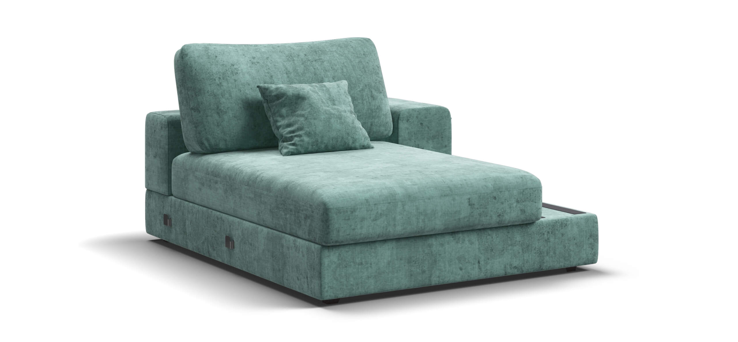 Босс Модуль оттоманка правая Шенилл Глосс минт 52700₽