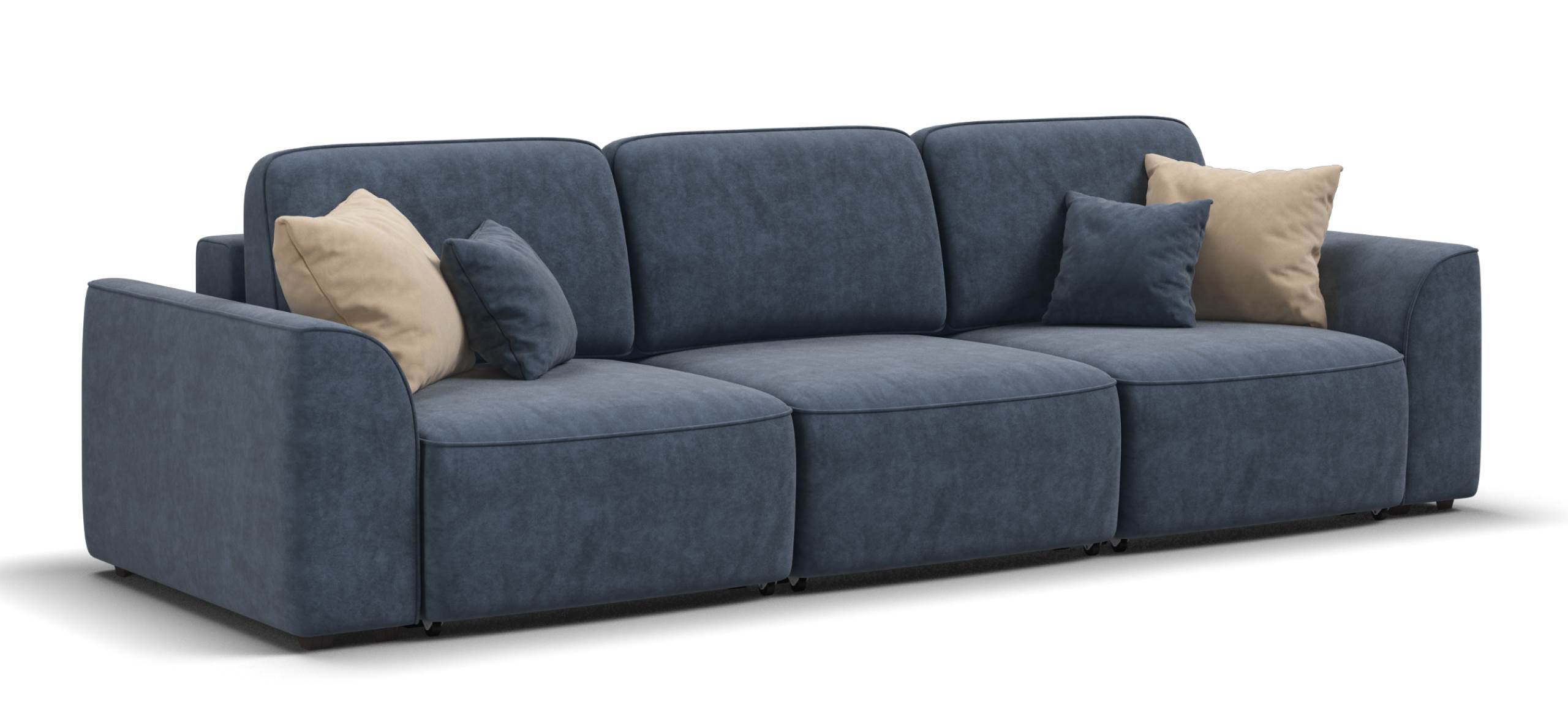 Диван Кинг Модуль Макс Велюр Роял синий 91700₽