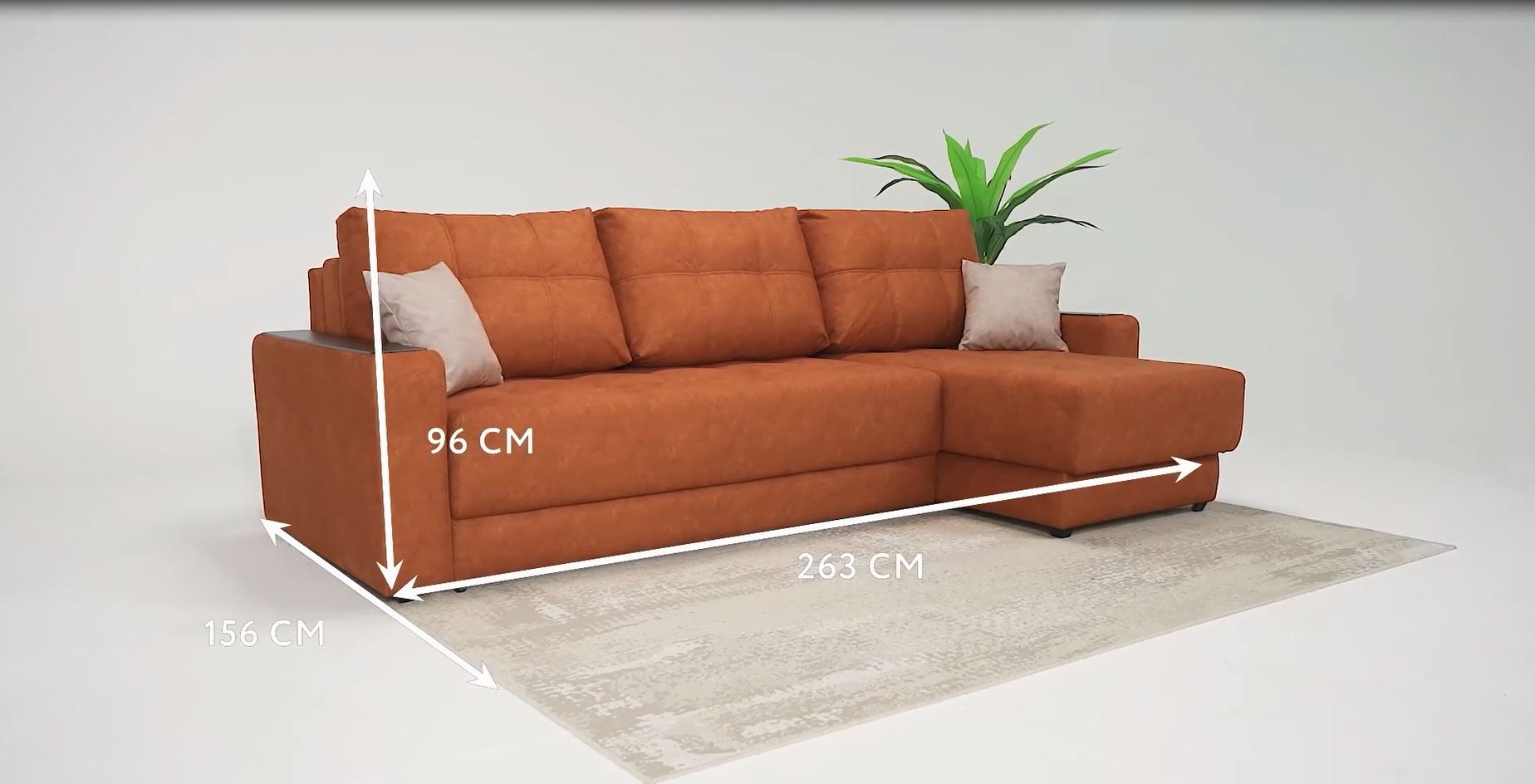 Угловой диван Босс Классик велюр Монолит зеленый