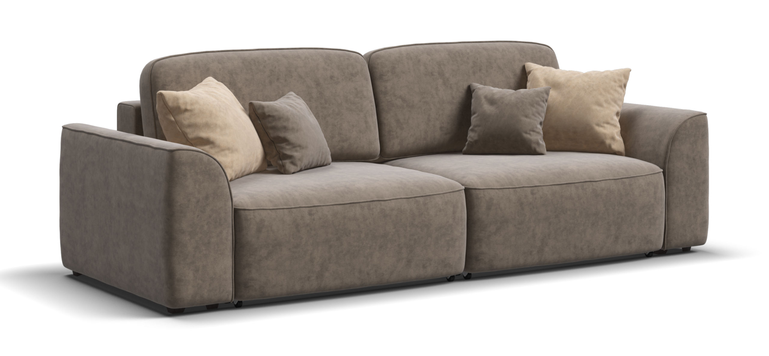 Диван Кинг велюр Роял тауп 62600₽