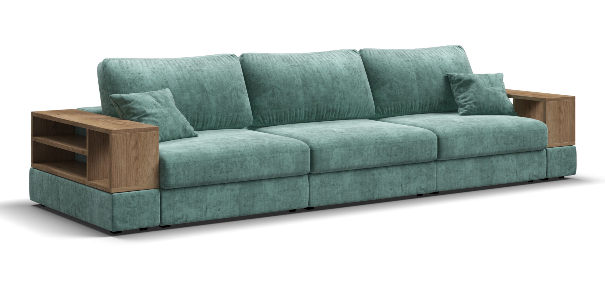 

Диван-кровать Босс Модуль Макс Шенилл Глосс минт