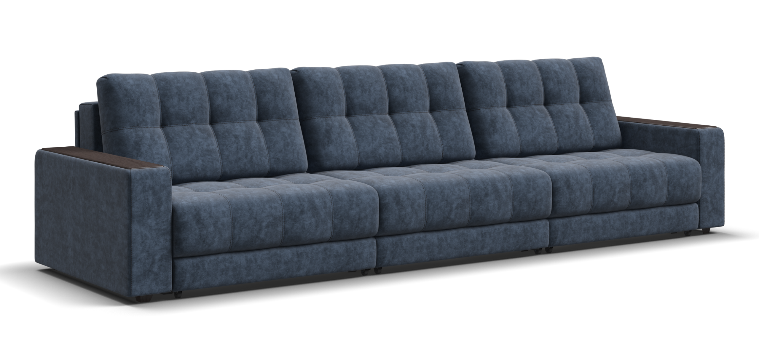 

Диван Босс Гранд велюр Роял синий