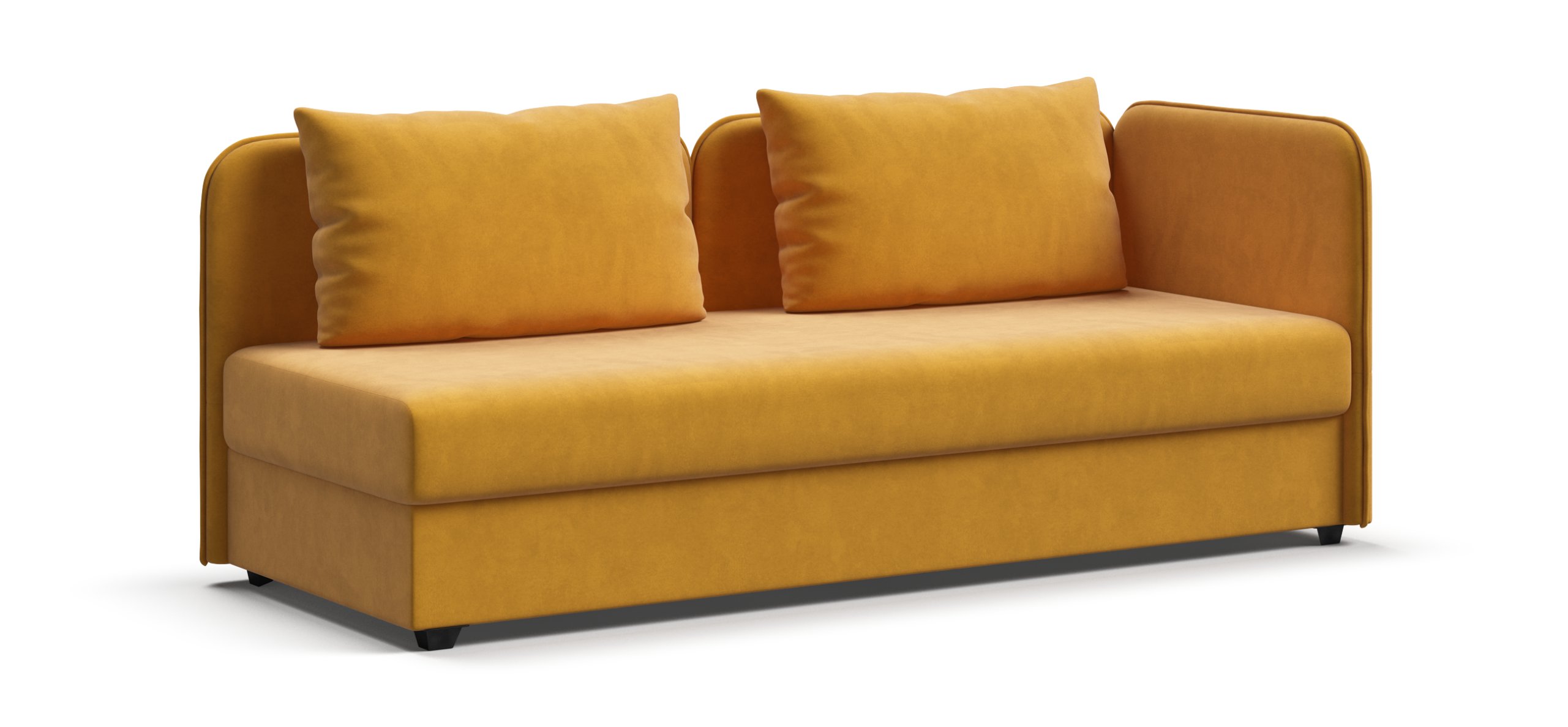 Тахта Ирис велюр Монолит желтый 29999₽