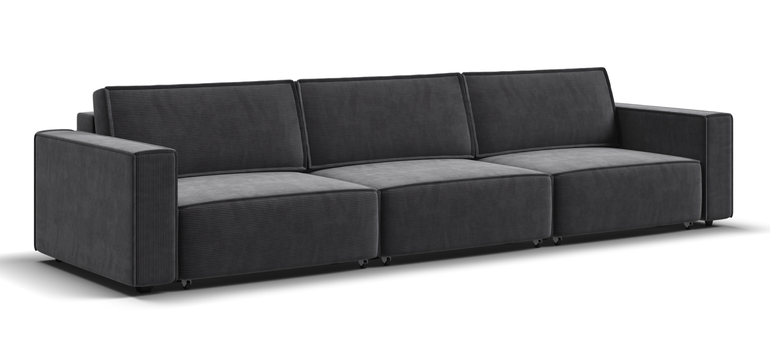 Диван Босс Софт Модуль Макс Вельвет Корд графит 100700₽