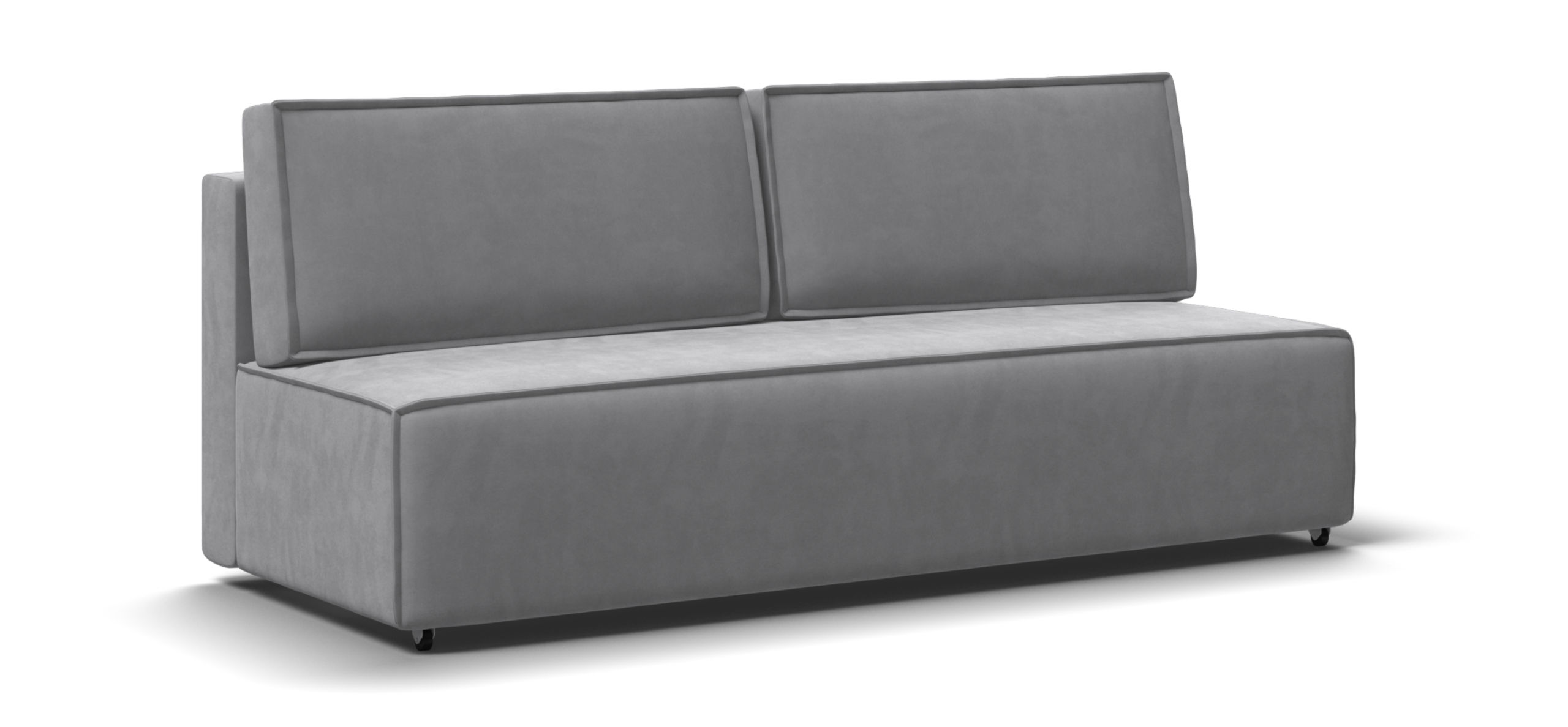 

Диван Норд мини велюр Монолит сталь