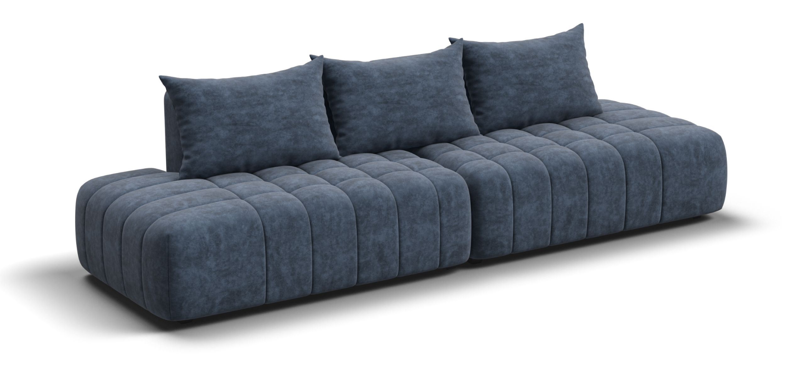 Диван Босс Твин прямой Велюр Роял синий 72600₽