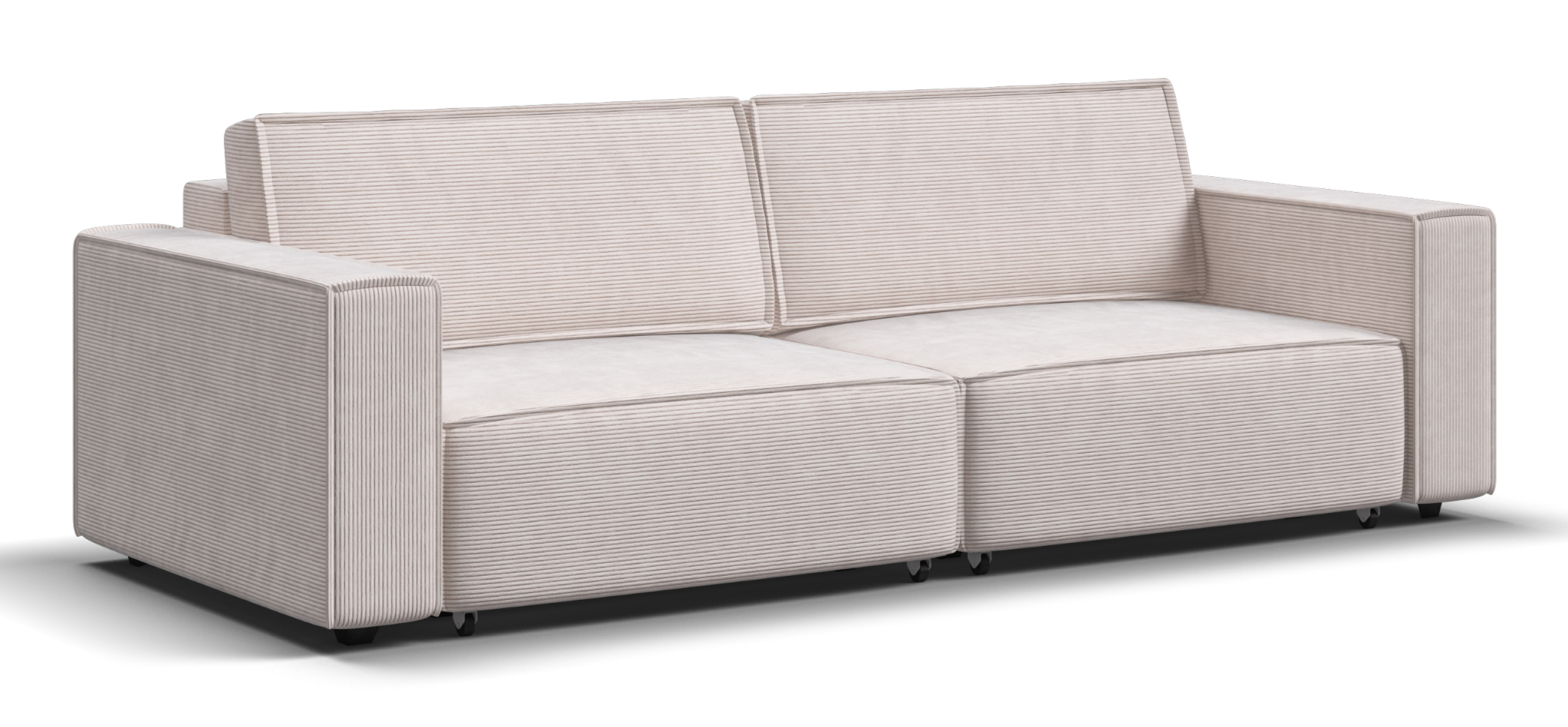 Диван Босс Софт Модуль Вельвет Корд бежевый 71000₽