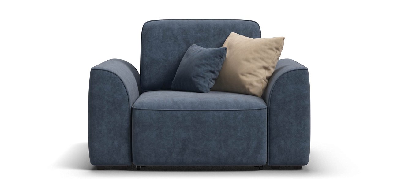 Кресло Кинг Модуль велюр Роял синий