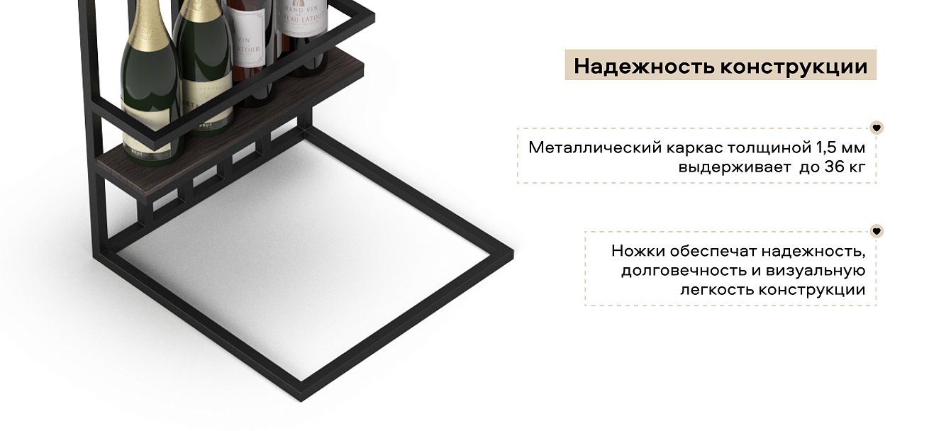 Босс ХО Стол-приставка Венге (МДФ)