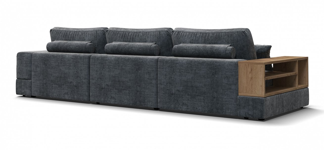 Диван-кровать Босс Модуль Макс Шенилл Глосс карбон