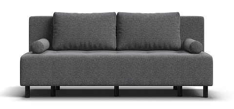 Диван Бостон Мини Рогожка Мальмо серый 1