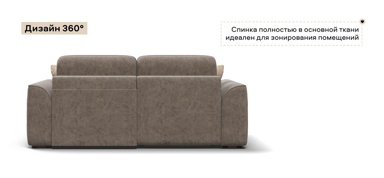 Угловой диван Кинг Модуль велюр Роял тауп