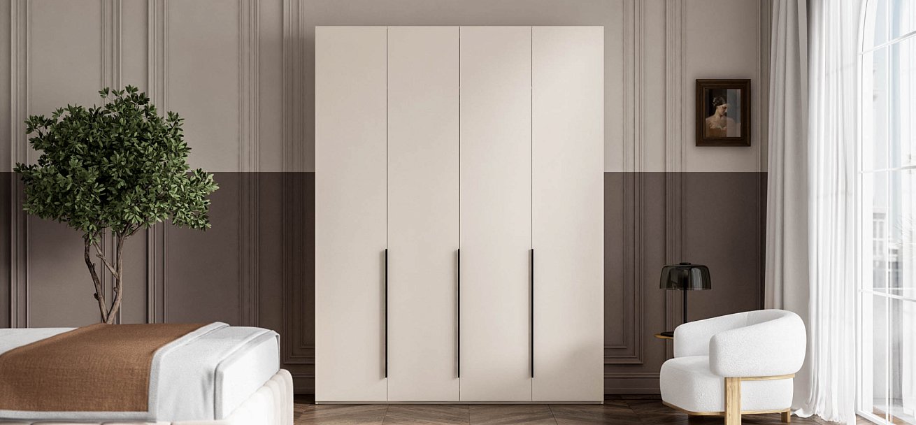 Босс Стандарт 180*236 шкаф распашной 4Д+ящики Кашемир